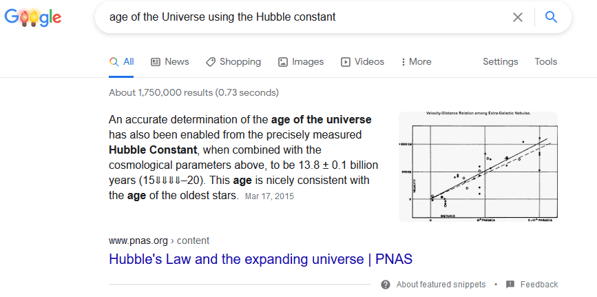 Python code to calculate the age of the Universe using the Hubble