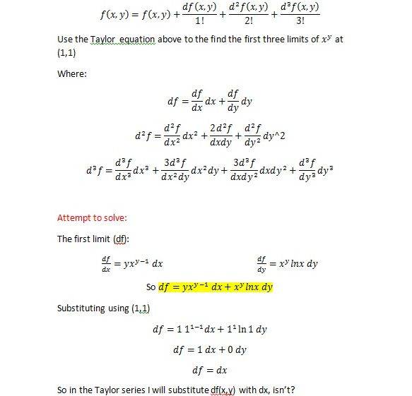 Taylor Series Expansion Formula
