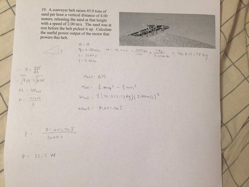 Calculate useful power output Physics Forums