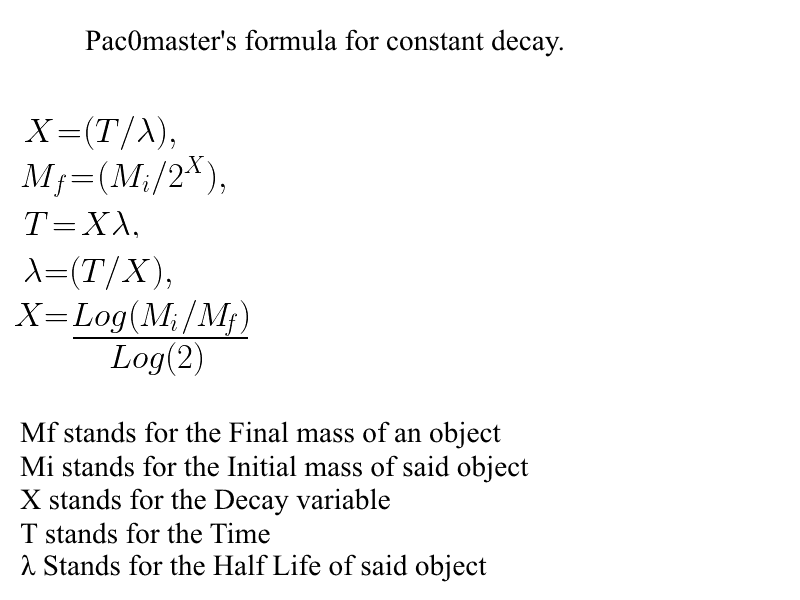 Calculating Half life Decay in an Open system Physics Forums