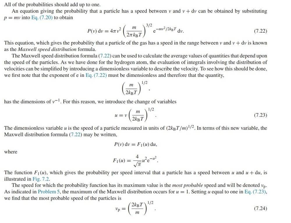 Integration of the Maxwell Speed Distribution