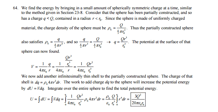 Determine the total electrostatic potential energy Physics Forums