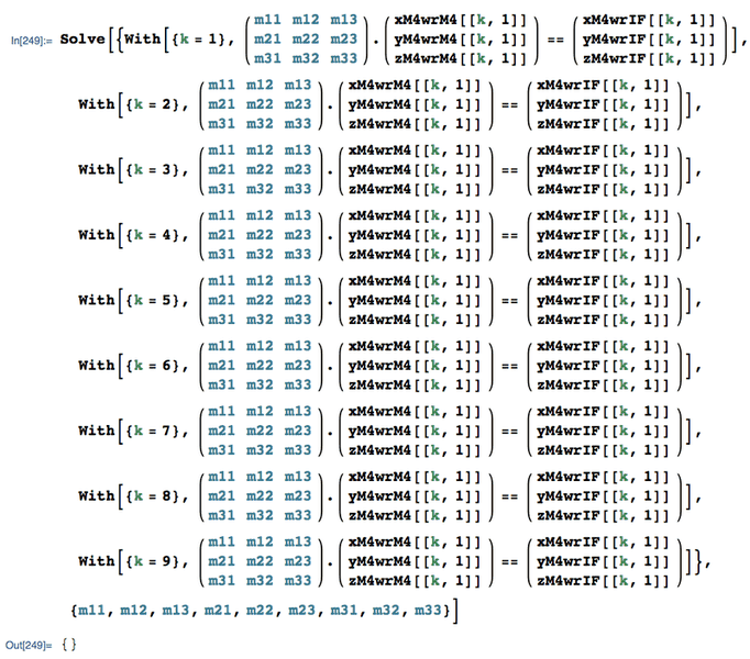 Solving for a 3x3 matrix Physics Forums