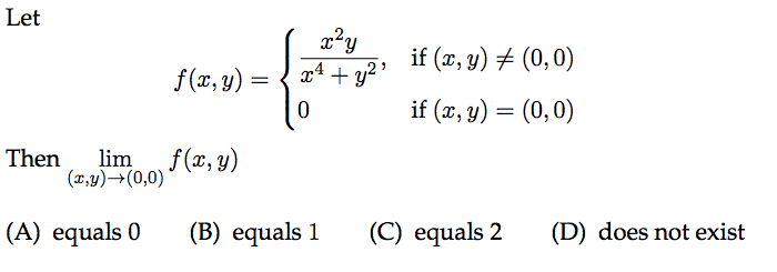 Limit (2 variables) Physics Forums