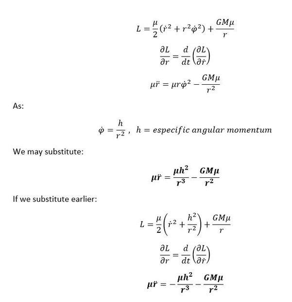 Which substitution can I do in EulerLagrange equations (before taking