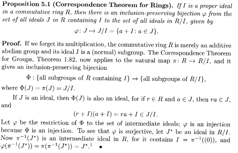 Maximal Ideals and the Correspondence Theorem for Rings
