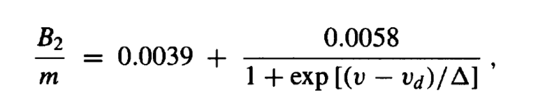 What is this formula being used to calculate drag force? Physics Forums
