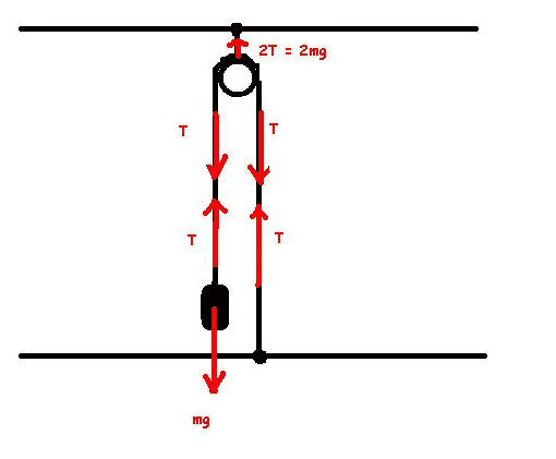 Trouble understanding Newton's Third Law in Pulleys