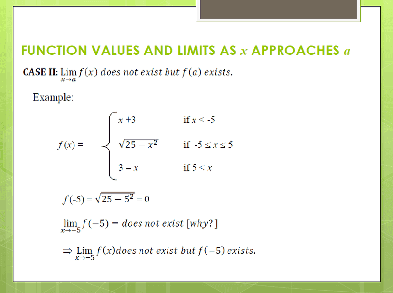 Limit does not exist but function exist Physics Forums