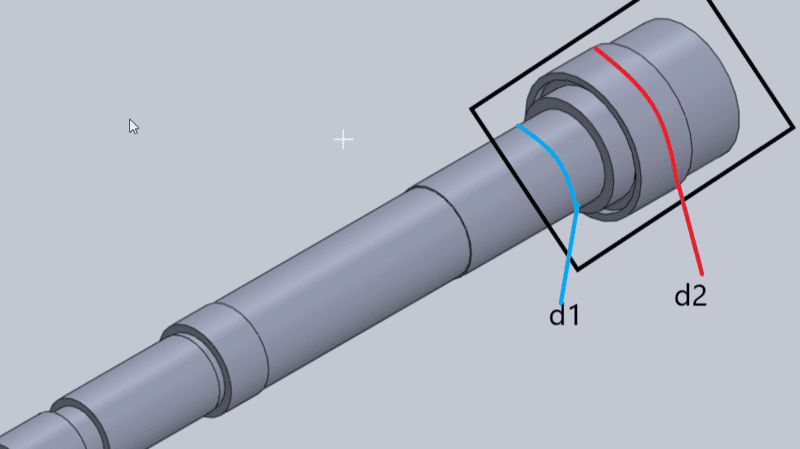 How to add area moments of inertia for varying cross sections Physics