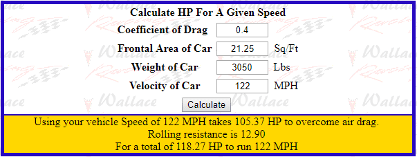 Rough estimate of top speed Physics Forums