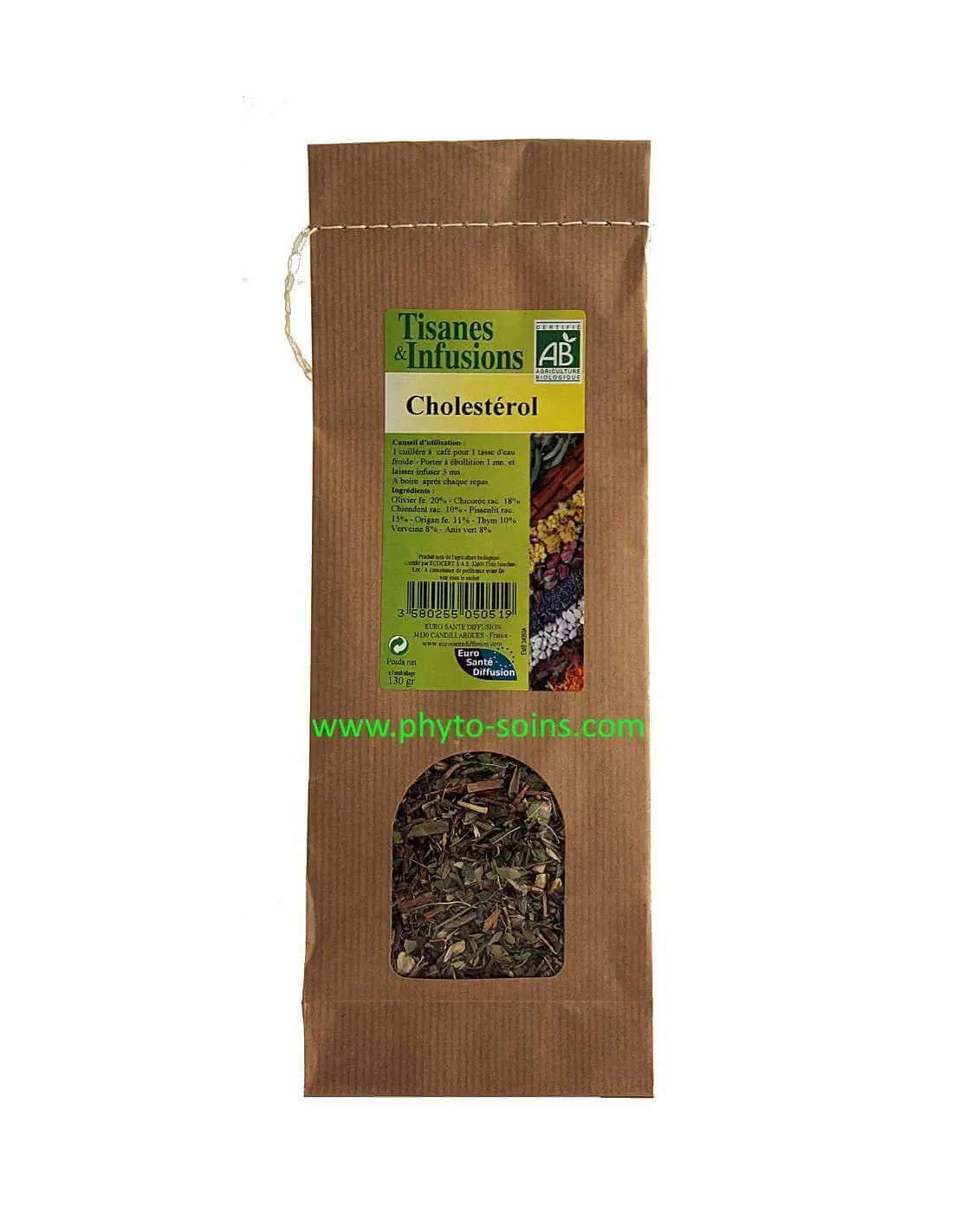 Tisane anti cholestérol avec des plantes médicinales BIO