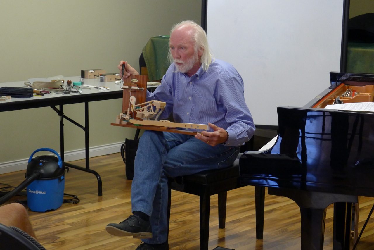 July 2017 Piano Technician ProD Seminar in Nanaimo Piano Forte