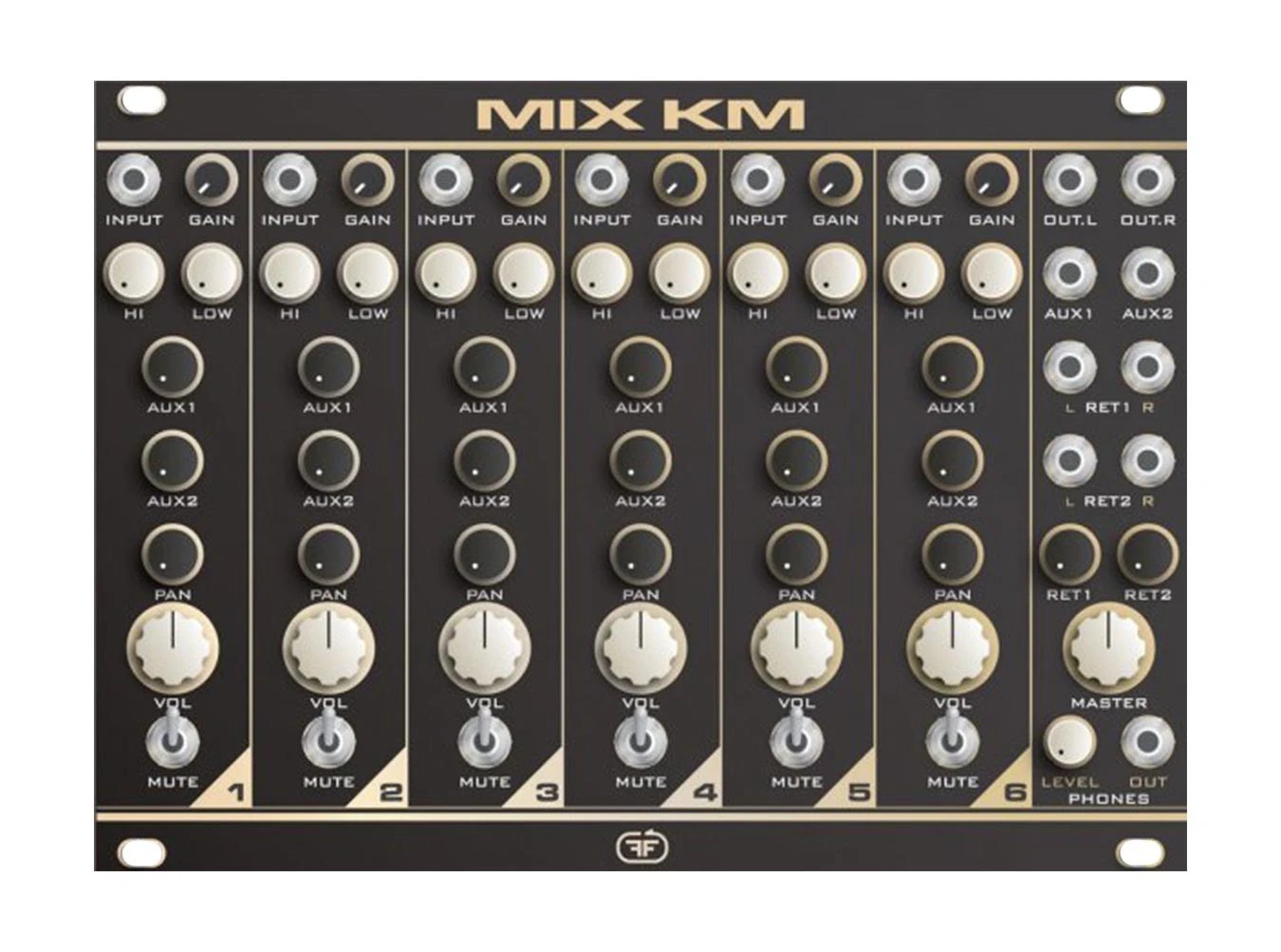 Durable MIX KM 6Channel Stereo Mixer lowest price Roland Shop
