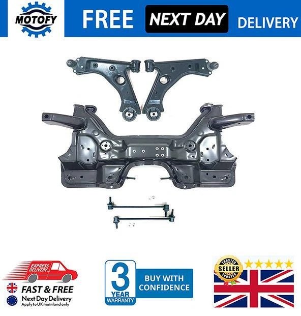FRONT SUBFRAME KIT With Control Arms & Rods For Vauxhall Corsa D 2006