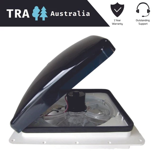 TRA 12 VOLT CARAVAN RV ROOF HATCH / VENT FAN SMOKE ACCESSORIES JAYCO