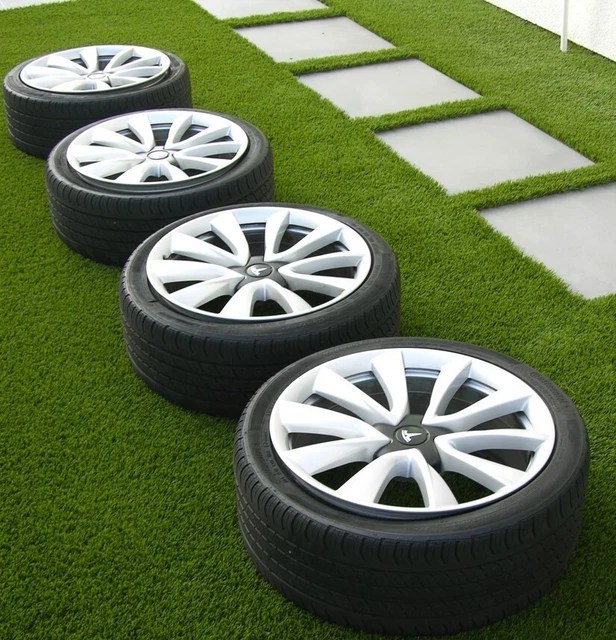 19” TESLA MODEL 3 Sport Performance Wheels Rims Tires Factory OEM 2020