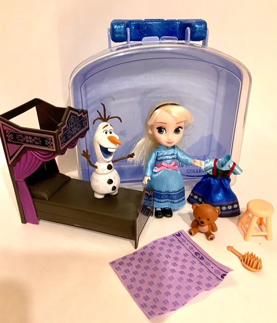 DISNEY ANIMATORS' COLLECTION Frozen Elsa Mini 5" Doll Play Toy Set
