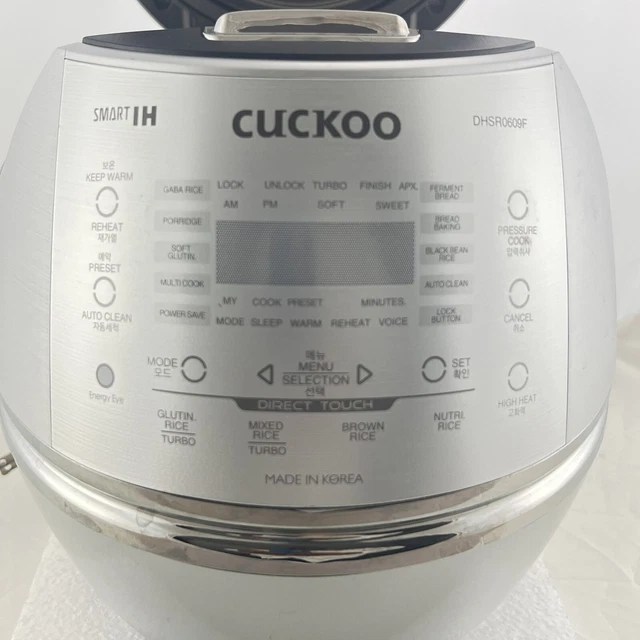 CUCKOO SMART IH DHSR0609F Pressure Rice Cooker Induction Heating Smart
