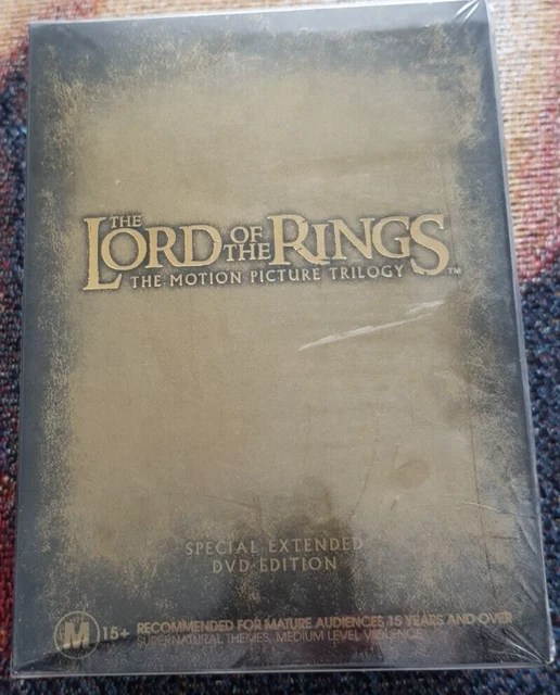 LORD OF THE Rings Motion Picture Trilogy Extended Edition DVD Box Set