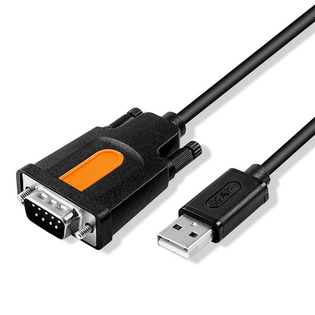 USB TO RS232 Serial Port Cable USB to DB9 Pin COM Port Cable Support