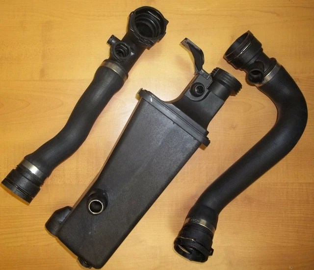 BMW E46 COOLANT Radiator Expansion Tank Upper Lower Radiator Hos kit