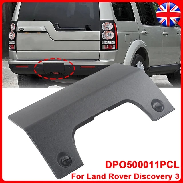 LAND ROVER DISCOVERY 3 & 4 Rear Bumper Towing Cover Trim & Clips