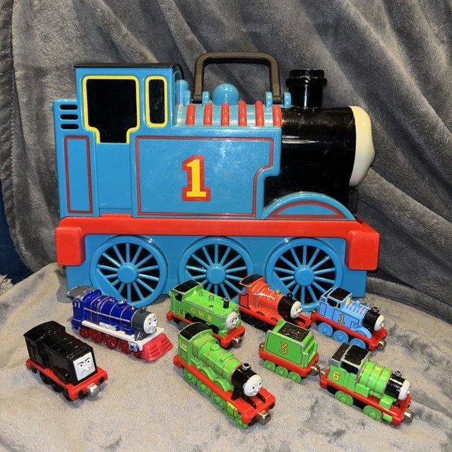 THOMAS THE TANK Engine Carry Storage Train Case + Engines Percy Henry