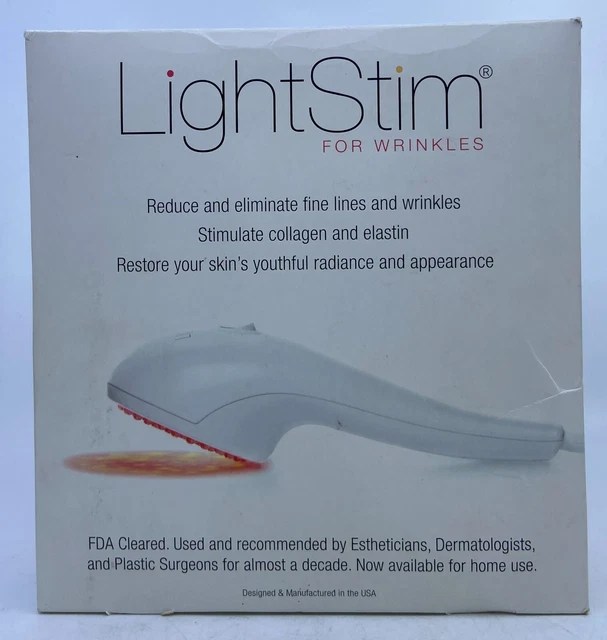 LIGHTSTIM DEVICE FOR Wrinkles LED Red Light Therapy White 79.99 PicClick