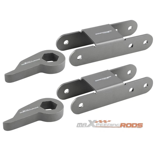 LIFT KIT FRONT Torsion Keys + Shackles Rear for Chevy S10 GMC S15 Kit