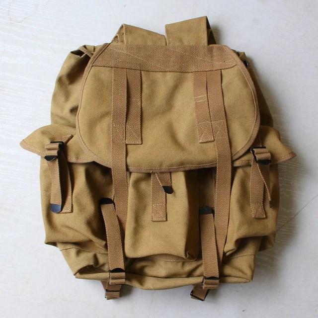 WW2 US MODEL.14 Haversack Canvas Field Bag Backpack Large WWII ARMY