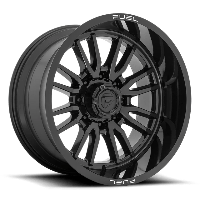 20 INCH BLACK Wheels Rims Chevy Silverado 2500 3500 Truck Fuel Clash 8