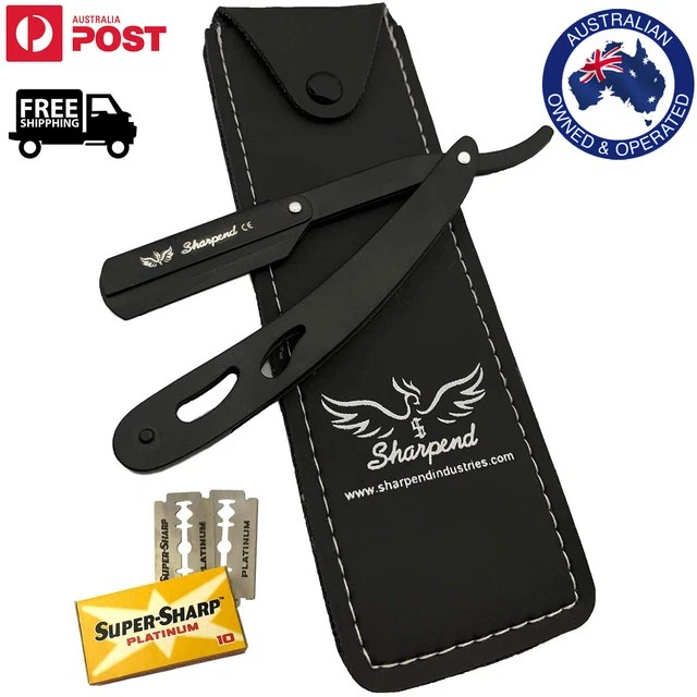 BARBER CUT THROAT Razor Shaving Straight Razor Shavette RASOIRS with 10