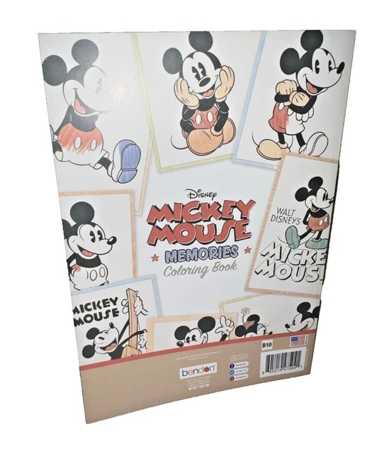 DISNEY MICKEY MOUSE Memories Coloring Book NEW 13.45 PicClick AU