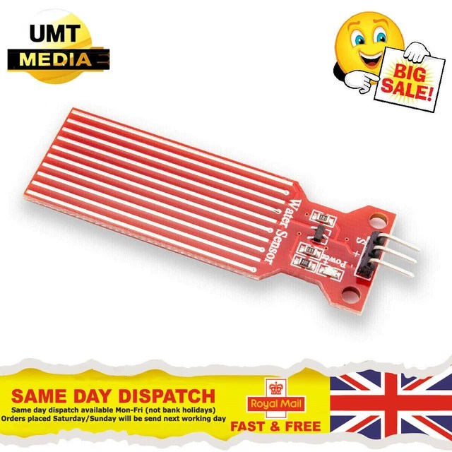 WATER LEVEL SENSOR Module Depth Detection Or Raindrop For Arduino Pic