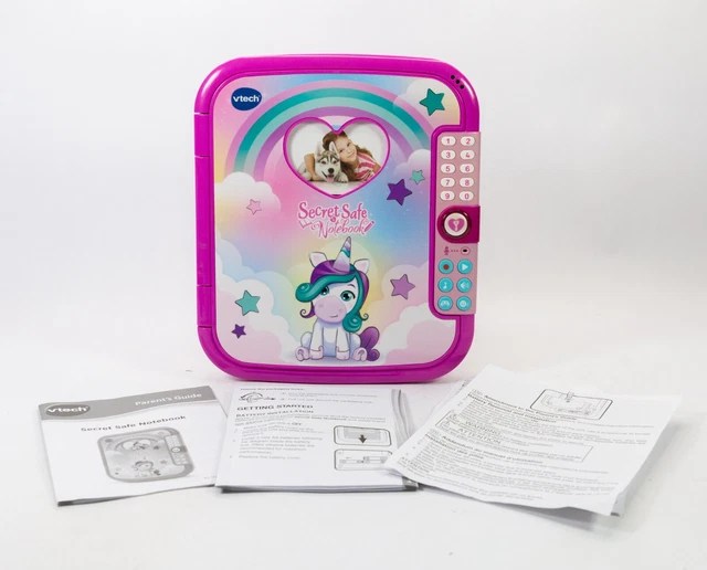 VTECH SECRET SAFE Notebook Electronic Educational Diary Journal Pink