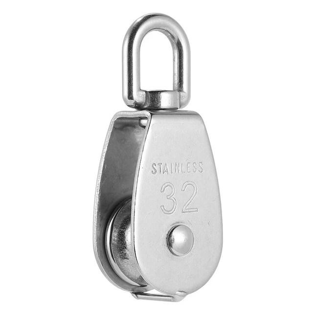 STAINLESS STEEL SHEAVES Pulleys Snatch Rigging Blocks Single M32 £12.35