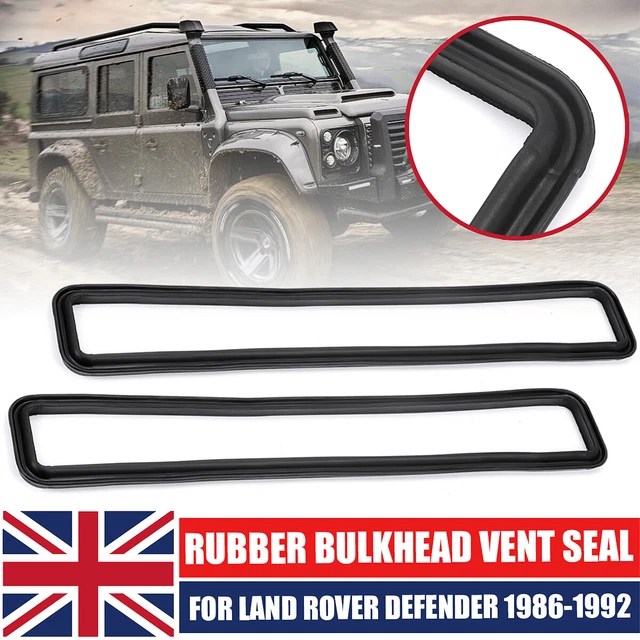 2PCS BULKHEAD VENT Seal Rubber For Land Rover Series 3 Defender MUC4299