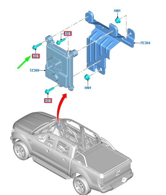FORD RANGER T6 MK1 Transmission Control Module Bolt 5291194 NEW GENUINE £10.80 PicClick UK