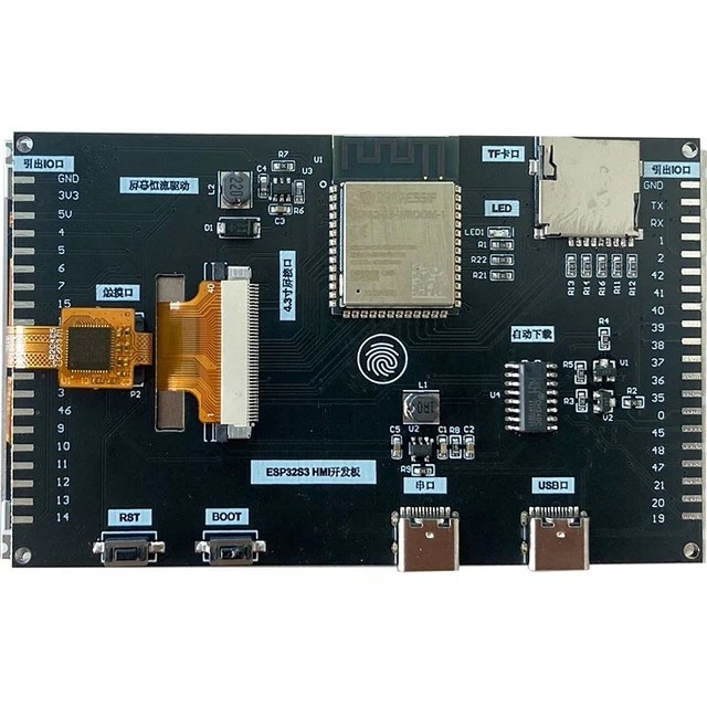 ESP32S3 LVGL GRAPHICS Library Development Board wo/ Screen for 4.3