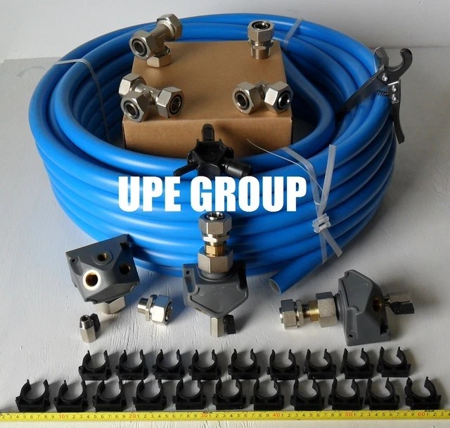 MAXLINE COMPRESSED AIR TUBING piping system Master Kit 1" pipe x 100ft