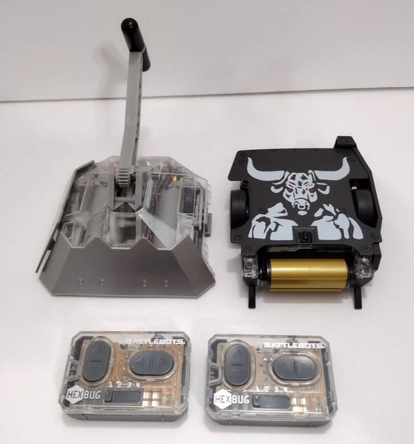 HEXBUG BATTLEBOT RIVALS MINOTAUR vs BETA Remote Control RC Robot Toys