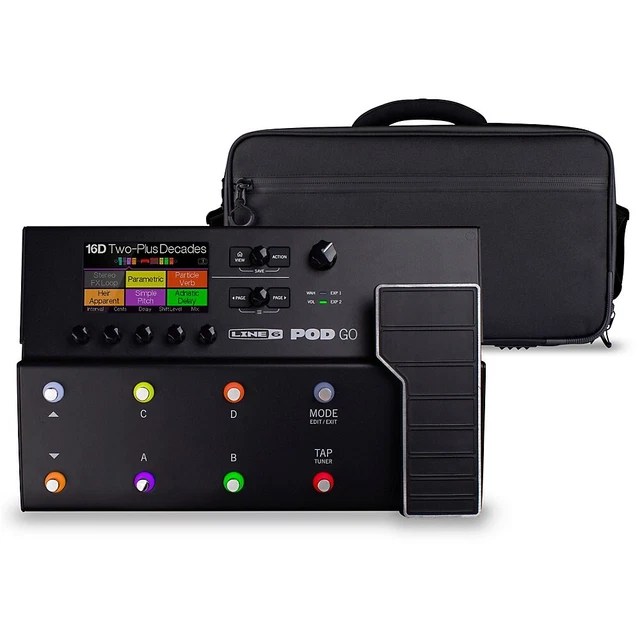 LINE 6 POD Go Guitar MultiEffects Processor with Shoulder Bag 529.99