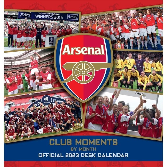 ARSENAL FC 2023 Desk Calendar Month to View Official Gunners Table Top Organiser EUR 7,90 ARSENAL FC 2023 Desk Calendar Month to View Official Gunners Table Top Organiser EUR 7,90