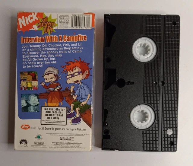 NICKELODEON VHS RUGRATS All Grown Up Interview with a Campfire VHS