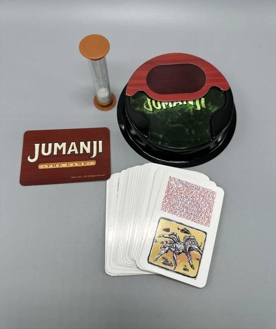 JUMANJI BOARD GAME 30 Cards, Timer, Decoder Replacement Parts 9.99
