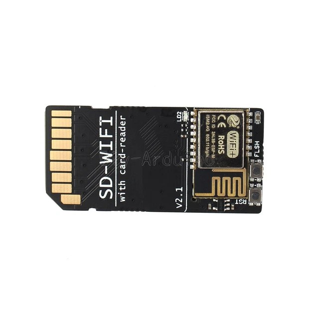 SDWIFI WITH CARDREADER Module ESP8266 USB to Serial Wireless
