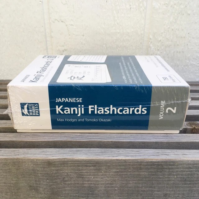 WHITE RABBIT PRESS Kanji Flashcards Japanese Language Series 2 Volume 2