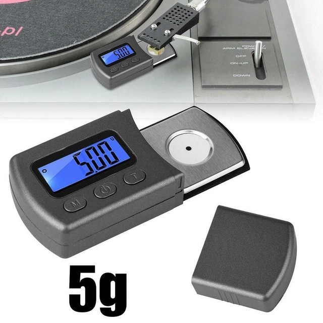 LED DIGITAL CARTRIDGE Turntable Stylus Force Scale For Tonearm Phono