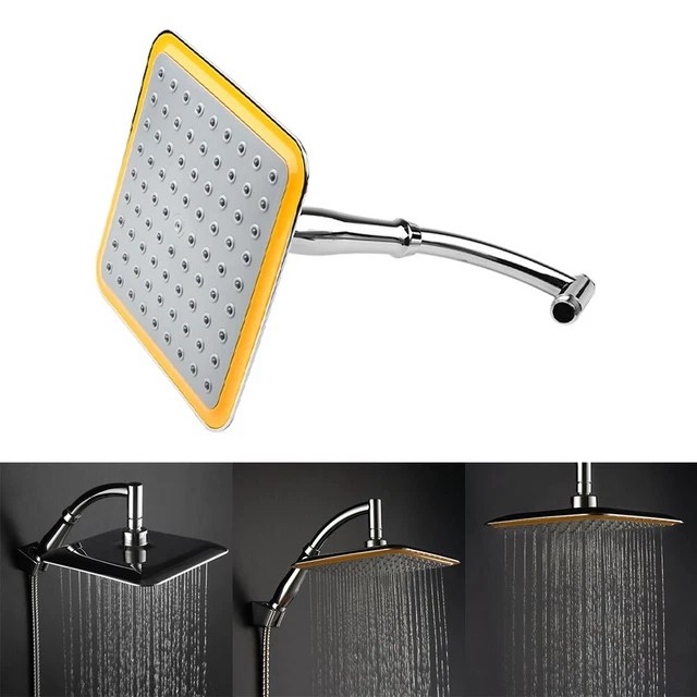 SHOWER HEADLARGE SQUARE ABS Rainfall Extension Arm SetWaterfall Rain
